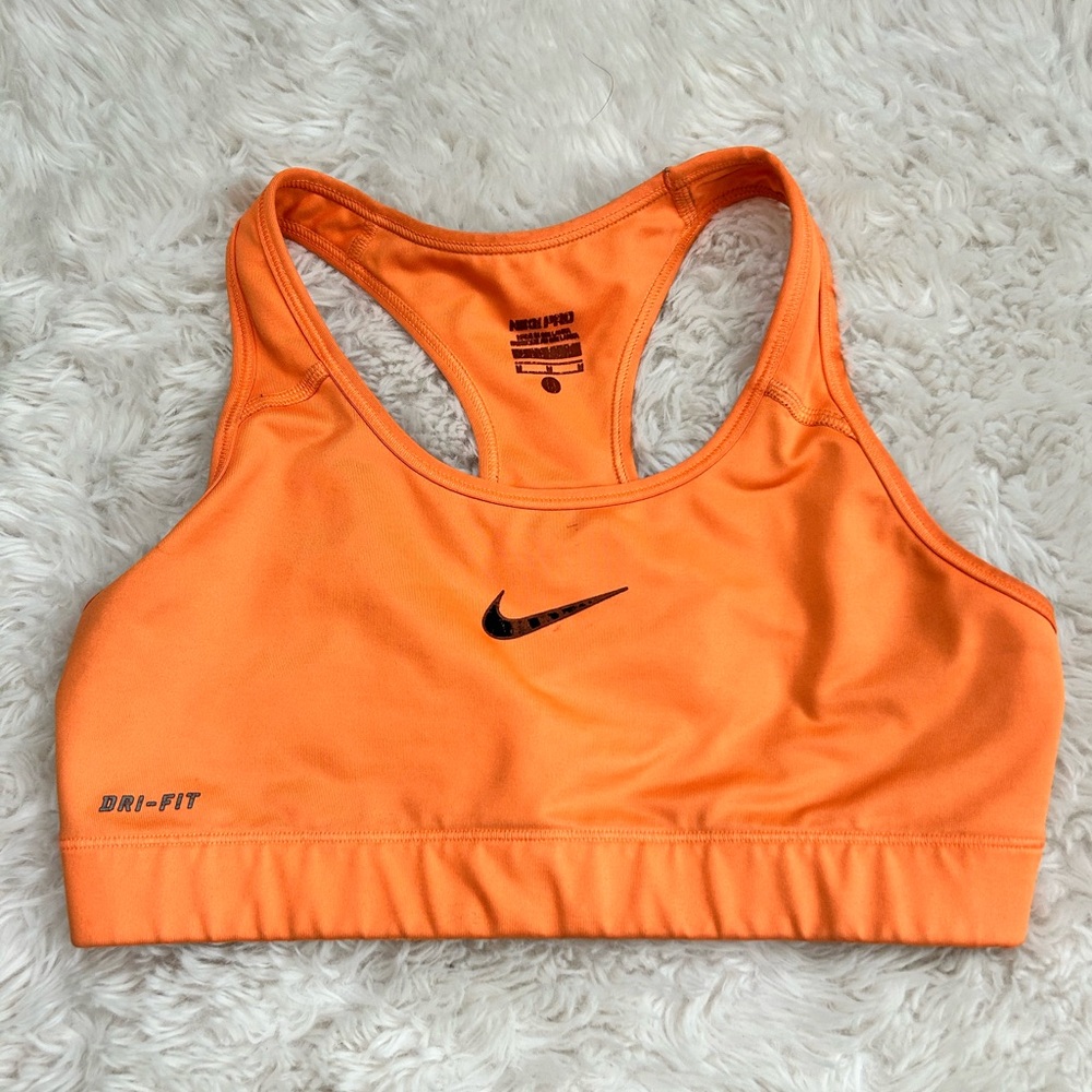 Nike Orange Sports Bra